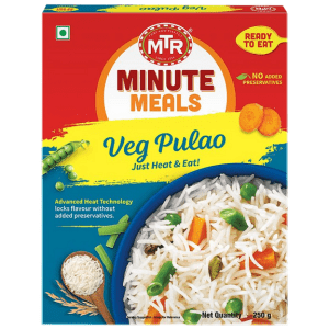 MTR Ready To Eat – Vegetable Pulao, 250 g Carton