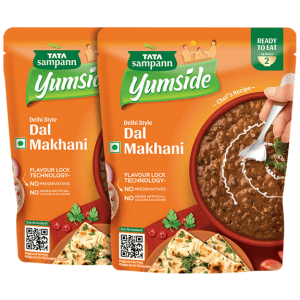 Tata Sampann Yumside Delhi Style Dal Makhani – Ready To Eat, No Preservatives, 285 g (Pack of 2)