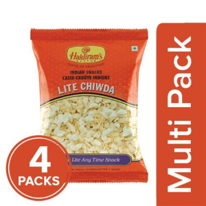 Haldiram’s Namkeen – Lite Chiwda, 4×150 g Multipack